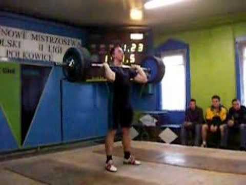 Grzegorz Dziedzic - 147,5 kg (podrzut) - YouTube