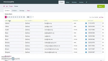 FieldtypeTable: Pagination and Filtering