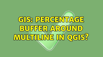 GIS: Percentage buffer around multiline in QGIS?
