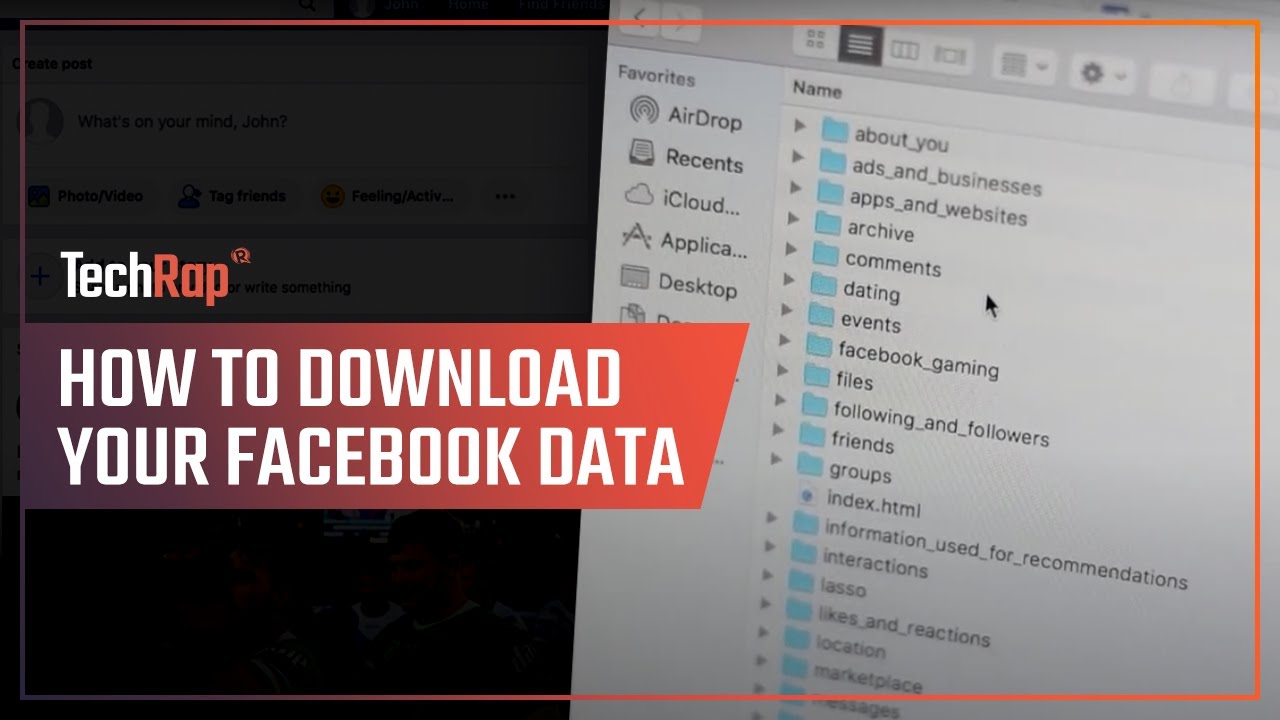 TechRap: How to download your Facebook data