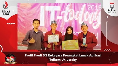 Profil Program Studi D3 Rekayasa Perangkat Lunak Aplikasi Telkom University