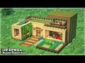 Minecraft How To Build A Wooden Modern House Survival House Minecraft How To Build A Wooden Modern House Survival House
