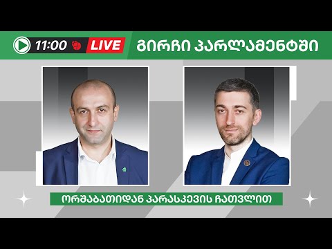 იაგო ხვიჩია/ჰერმან საბო ▶️ \"გირჩი პარლამენტში” LIVE 🔴 10/06/2024