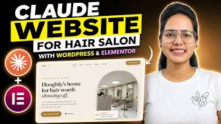 Create a Modern Hair Salon Website in WordPress Using Claude AI & Elementor screenshot 5
