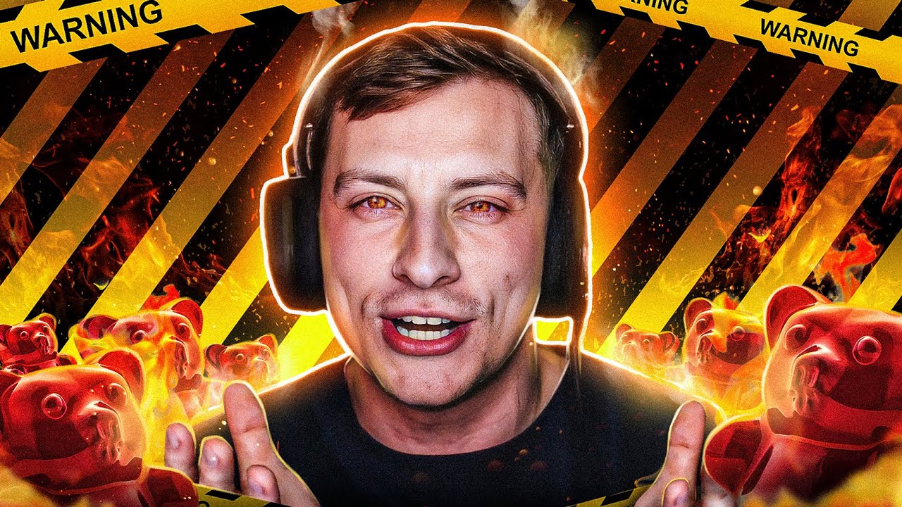 EATING THE WORLD'S HOTTEST GUMMY BEAR WHILE PLAYING DEAD BY DAYLIGHT...