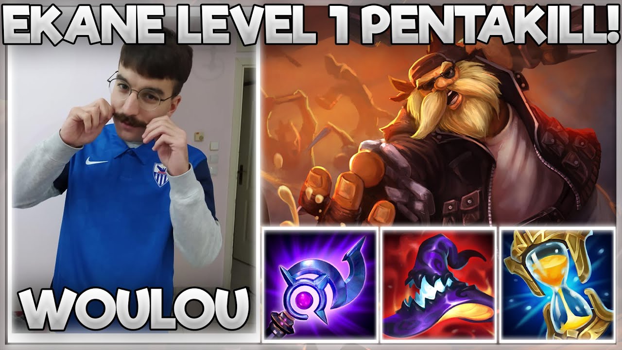 ΕΚΑΝΕ LEVEL 1 PENTAKILL! - WOULOU