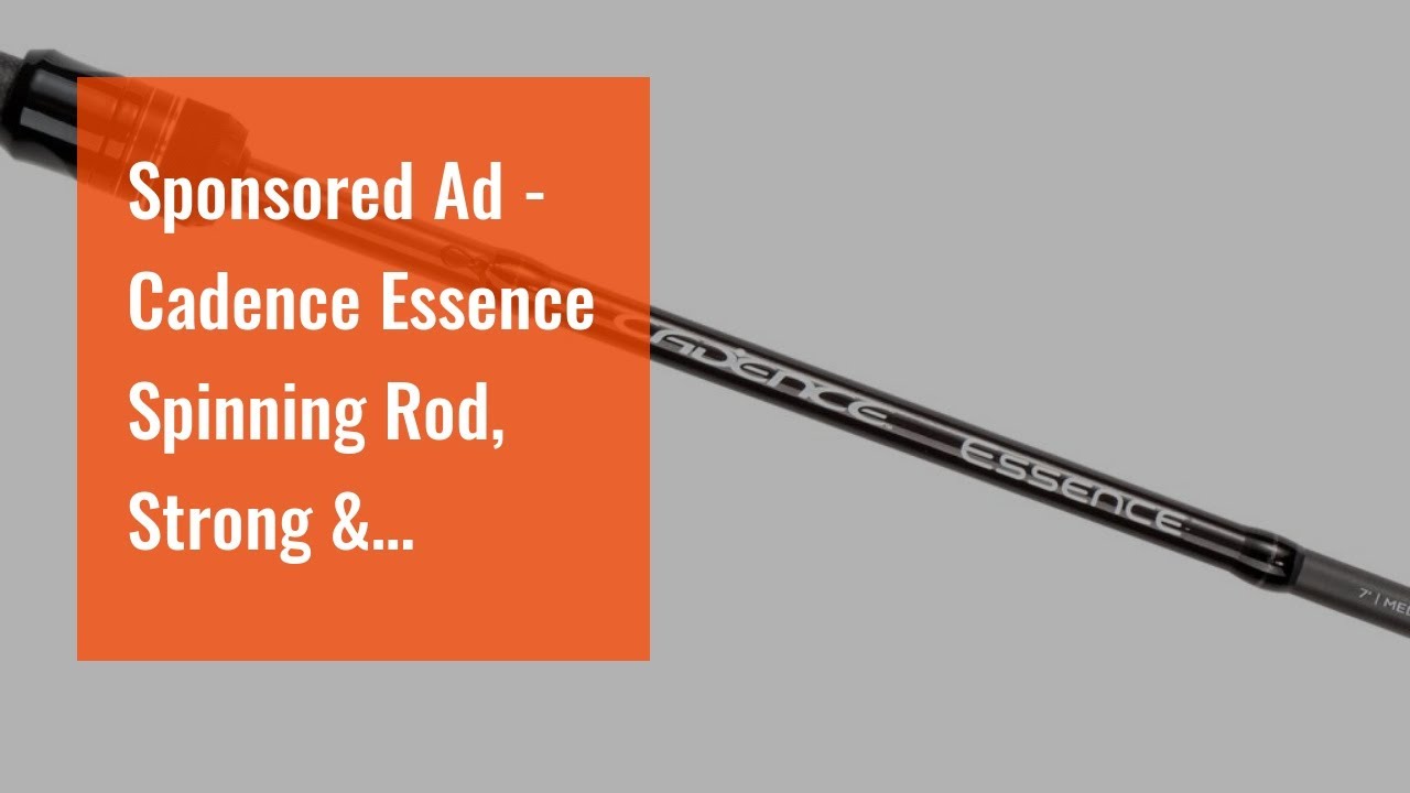 Sponsored Ad - Cadence Essence Spinning Rod, Strong & Lightweight