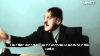 Hitler is informed theres an earthquake in the Bunker