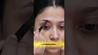 Tried this new Eyebrow Hack #shorts #eyebrowhack #viraltrend #eyebrowtutorial #trending #barshapatra