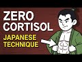 How to drop Cortisol to Force Your Body to Burn Visceral Fat (Japanese Routine)