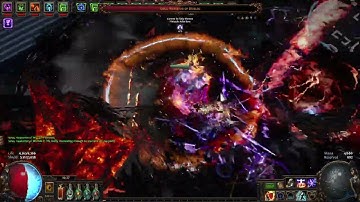 [PoE 3.27] SSF Poison Impending Doom Elementalist: Uber Sirus 1 Portal