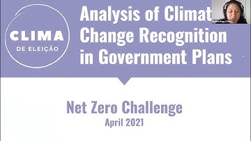 Clima de Eleição (Election Climate) - Net Zero Challenge pitch contest