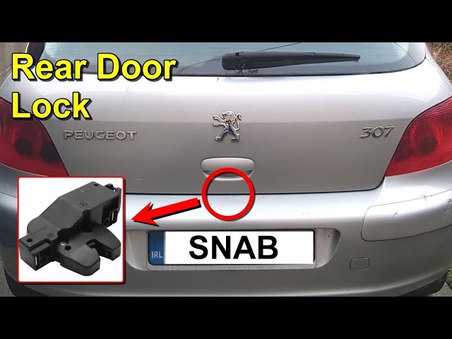 How to Replace the Rear Door Lock Mechanism - 307 -