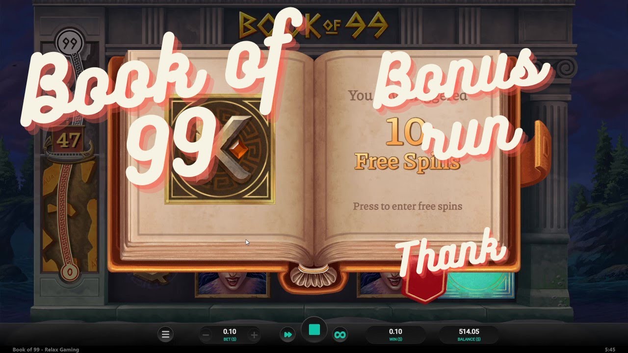 BOOK OF 99🎰 BONUS RUN🤔 - YouTube