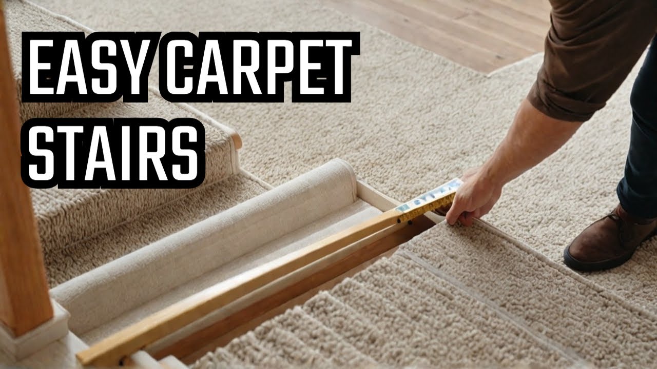 Fitting carpet on stairs made easier than ever