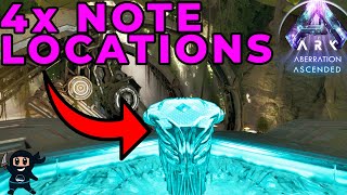 All Aberration 4x Explorer Note Locations Ark Ascended