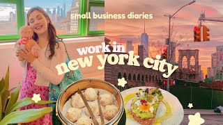 working at etsy in Brooklyn New York for the day ღ Small Business diaries