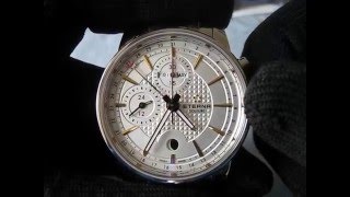 Eterna Soleure Moonphase Day Date Monopulsante Chronograph Function Testing