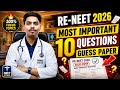 Most important Questions must do Right now 🚨🤫| Special advice for neet aspirants#neet#nta#reneet