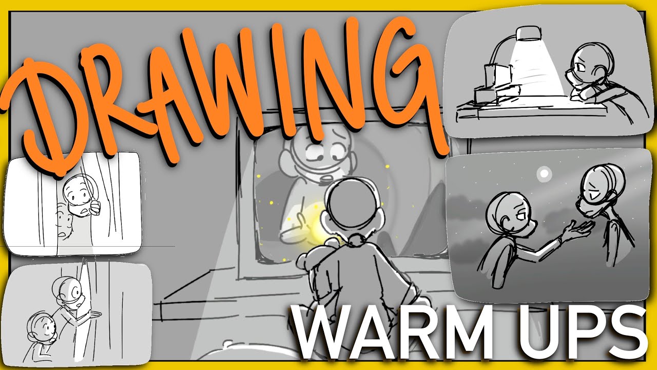 15 Drawing Exercises to Improve My Art Skills! Warm-Up Practice ...