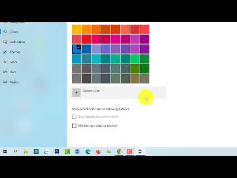 Video Cách thay đổi màu sắc thanh Taskbar win10 - youtube