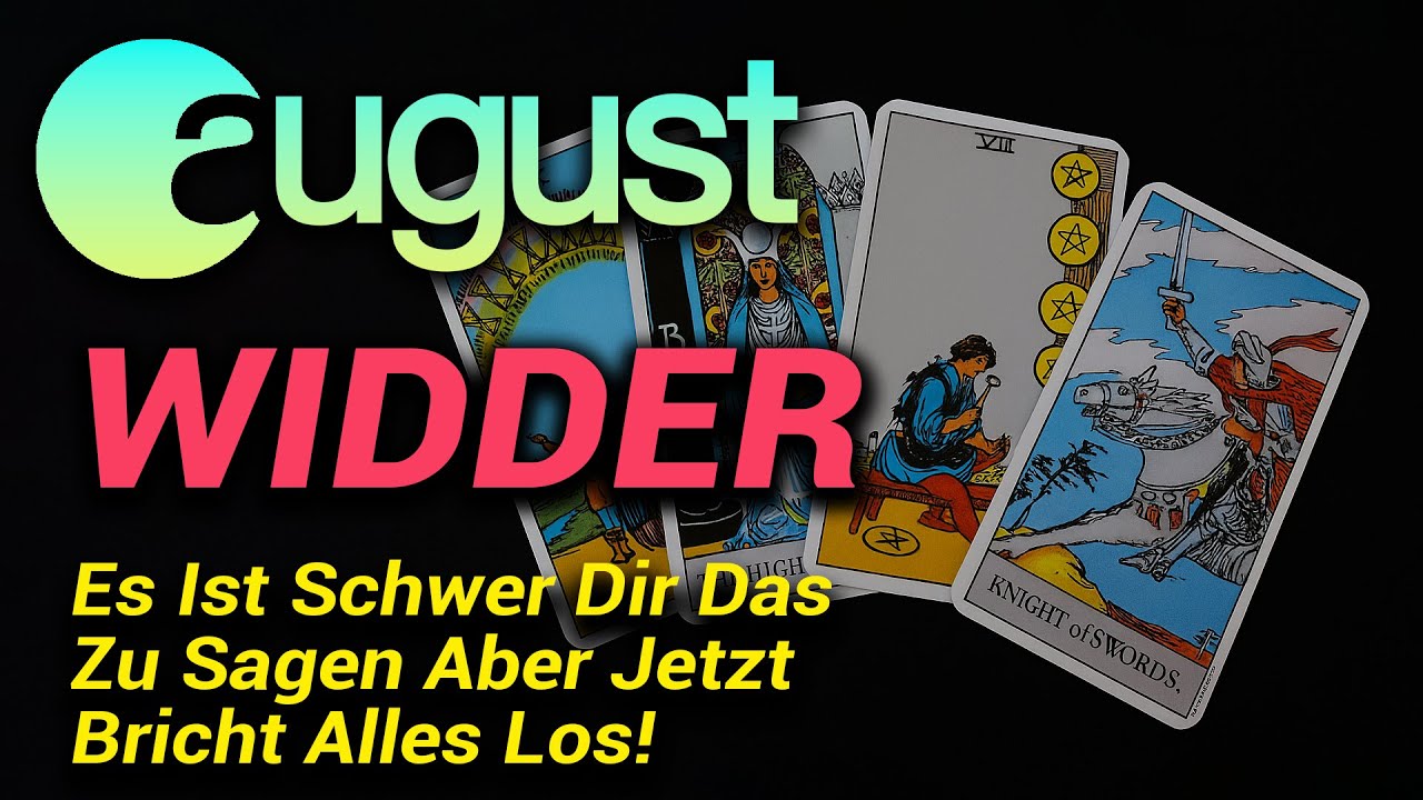 Widder ☀️ Es Ist Schwer Dir Das Zu Sagen – Aber Jetzt Bricht Alles Los!