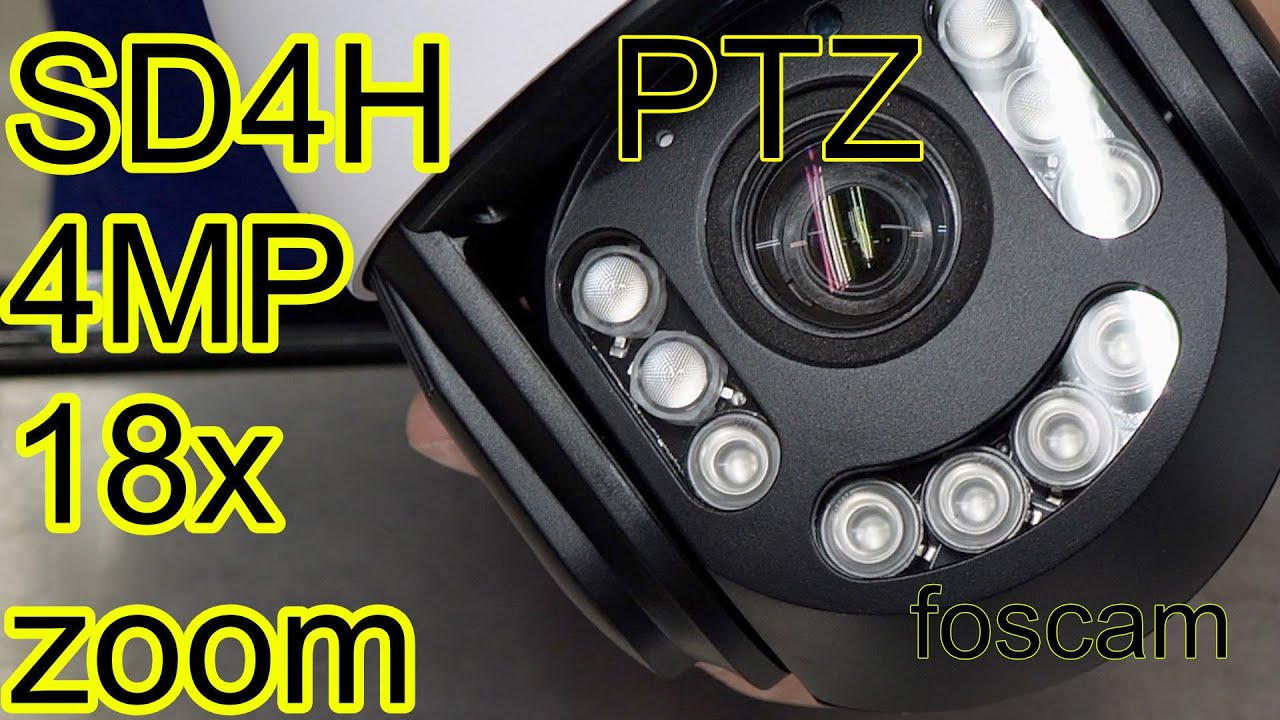 Powerful PTZ/18x Zoom security cam from Foscam.
