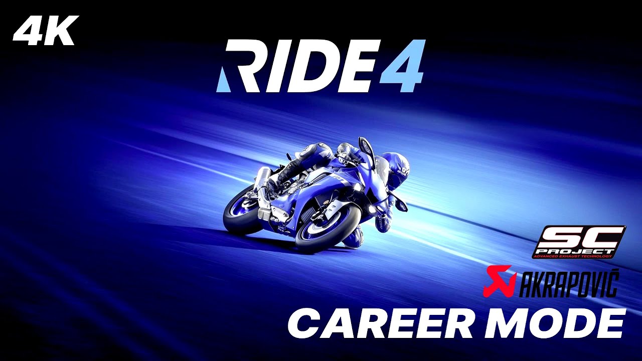RIDE 4 2021 4K GAMEPLAY PART - 1 INTRO ( CAREER MODE )