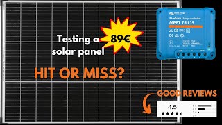 TESTING THE CLAS OHLSON 120W SOLAR PANEL | PROGRAMMING THE VICTRON SOLAR CHARGE CONTROLLER