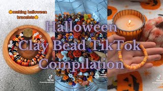 ✨Clay Bead Bracelet TikTok Compilation🩵 | Shorts \& Reals | Halloween Edition👻