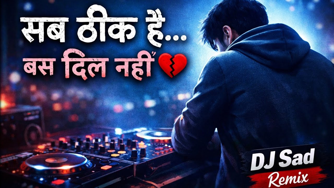 😭😭😩😩🥺सब ठीक है कहने वाला 💔 | DJ Sad Slow Remix | Heart Touching DJ Song 💔💔🥹🥹