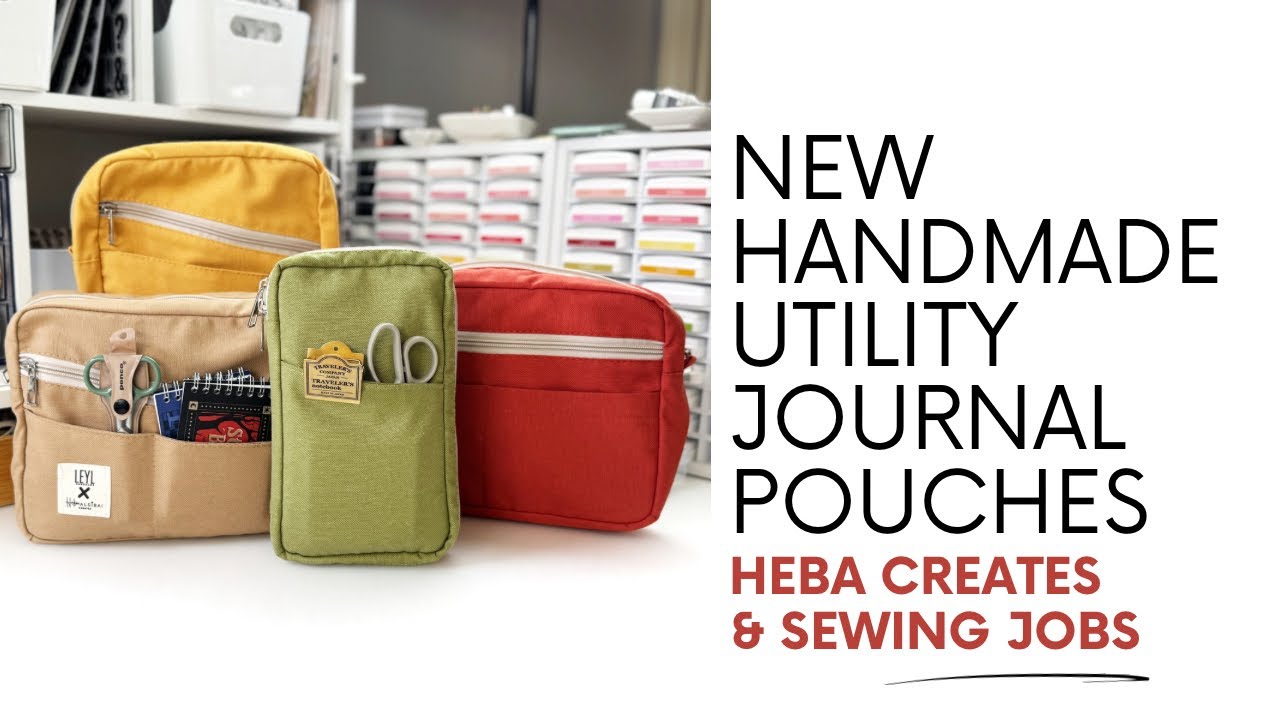 Новые чехлы для журналов и портмоне Heba Creates & Sewing Jobs Utility Journal Pouches