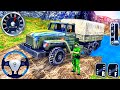 Offroad Mud Truck Driving Simulator - 4x4 Jeep Mountain Hill Climb Drive - Android GamePlay