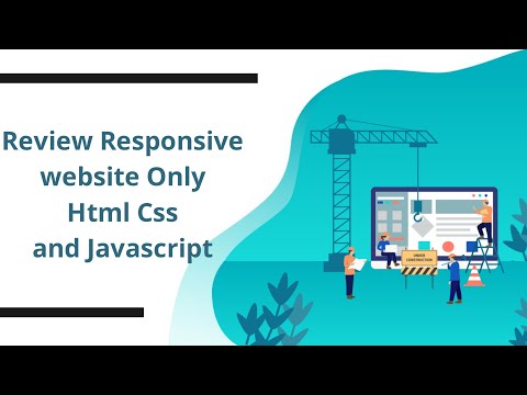 Review Responsive website Only Html Css & Javascript