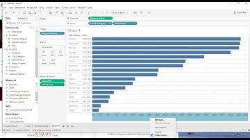Rounded End Bar Chart Tableau