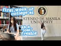 First week of college  uni vlog  freshman year week in my life at ateneo  alyssa lyanne