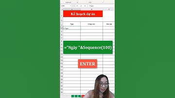 Đánh số thứ tự ngày thần tốc trong vài giây trong excel | Nguyễn Thị Hường Shorts