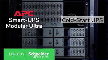 APC Smart-UPS Modular Ultra 5-20kW - How to cold start UPS