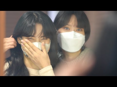 ASMR | 높은 퀄리티의 두피산소마사지&amp;amp;헤어커트 리얼사운드 (옷깃바스락/드라이/샴푸/고데기/가위빗부딪히는소리)