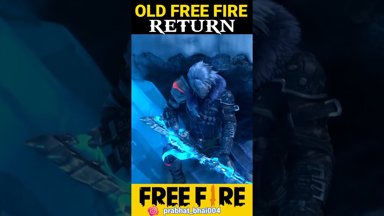 Old free fire return🤩#shorts