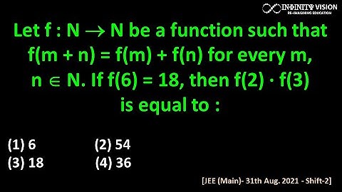 Function I Let f : N  N be a function such that f(m + n) = f(m) + f(n) for every m, n N.