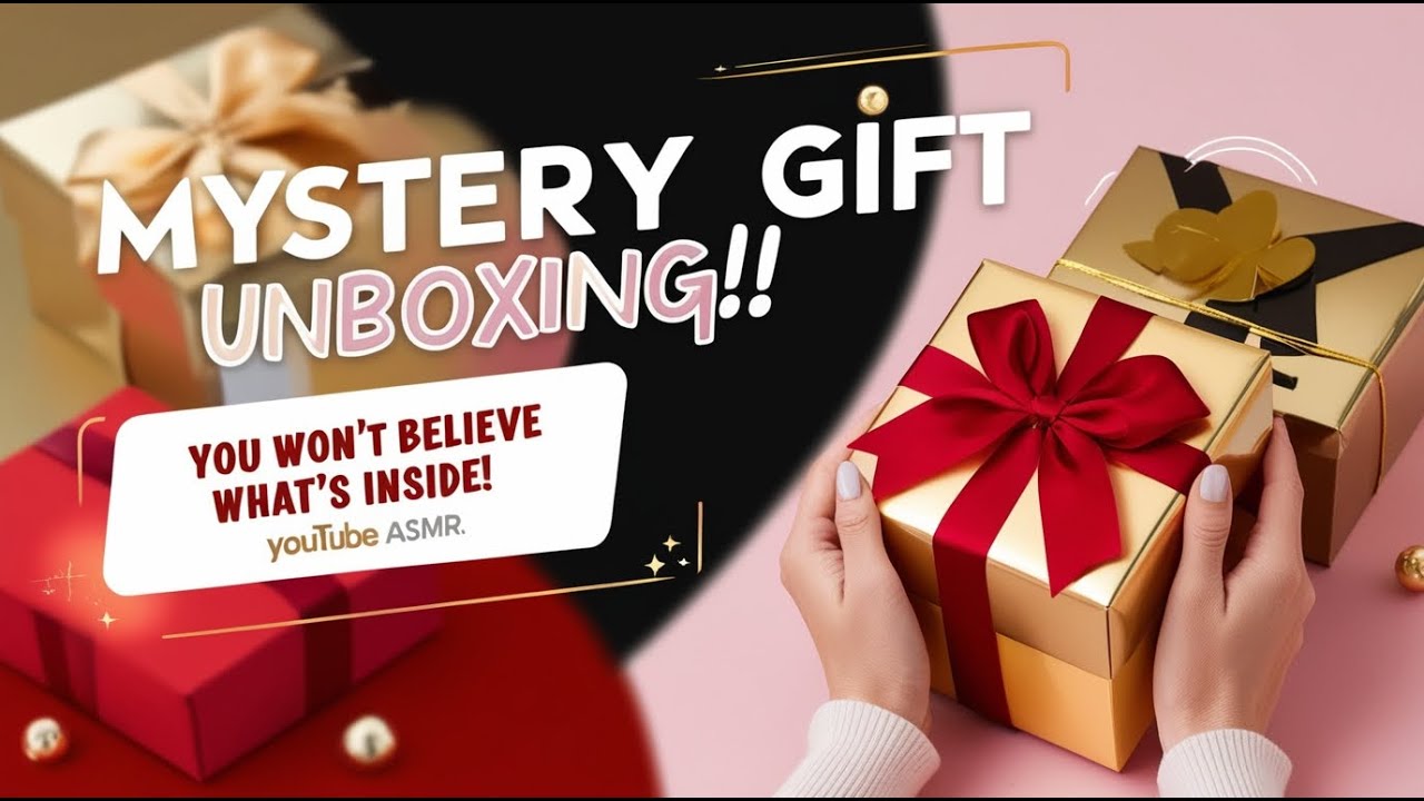 Unboxing a Mistery Gift in ASMR ️‍🔥 You Won’t Believe What’s Inside 😱 ...
