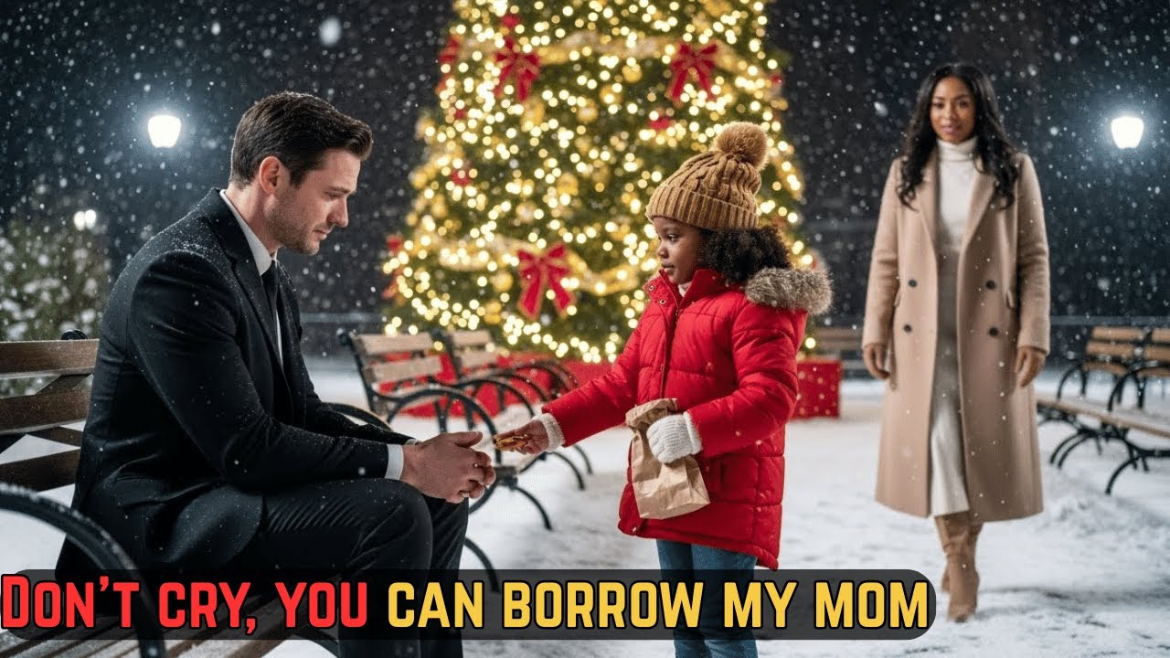 Don’t cry, mister. You can borrow my mom.”—Said the Little Girl to the Billionaire CEO Sitting Alone