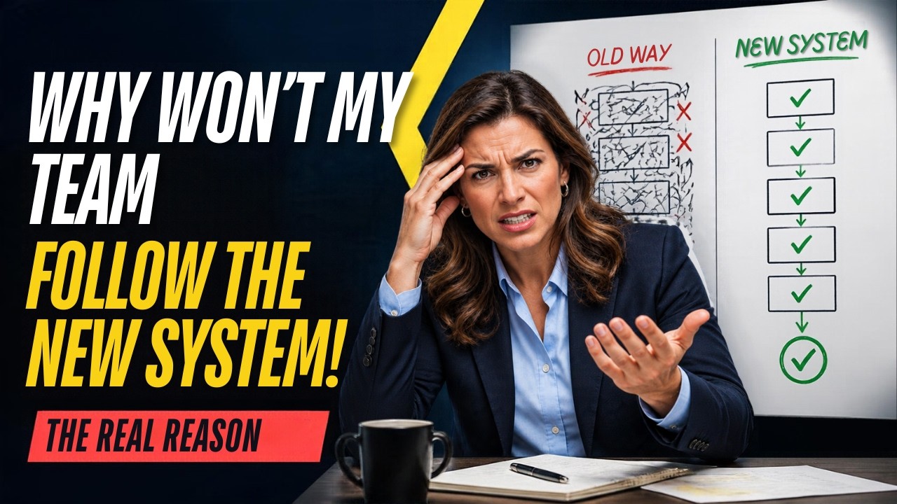 Why won't my team follow the new system?