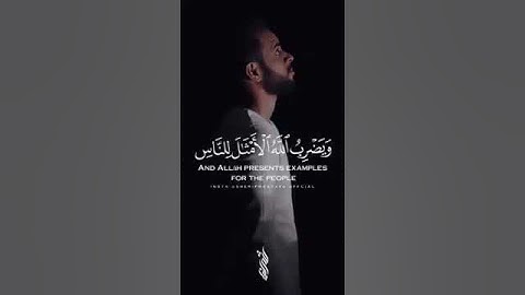 نور على نور - تلاوة عطرة من سورة النور بصوت القارئ شريف مصطفى