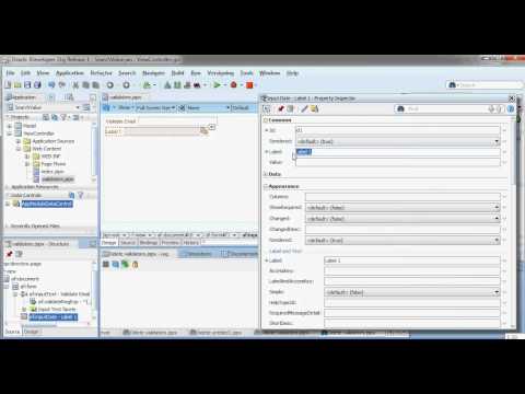 Oracle ADF Client-side Validators - YouTube