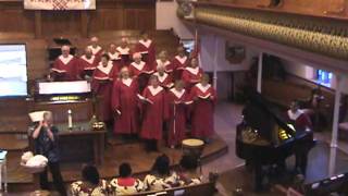 Video thumbnail of "Hymn 646 We Are Marching in the Light of God 2"