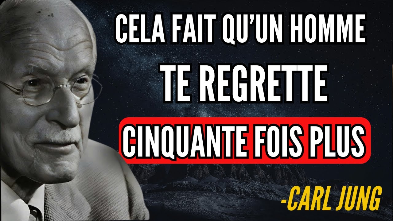 Ce qui pousse un homme à vous regretter profondément l'attachement émotionnel | CarlJung