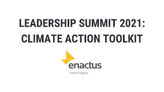 Climate Action Toolkit | Leadership Summit 2021