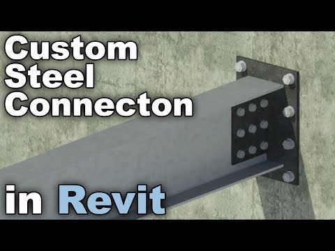 Custom Steel Connections in Revit Tutorial